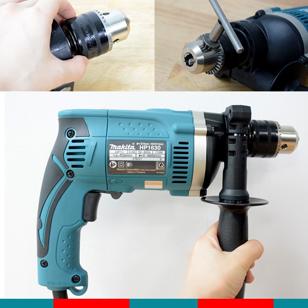 Máy khoan búa tốc độ cao MAKITA HP1630 (16mm - 710W) | Makita chính hãng