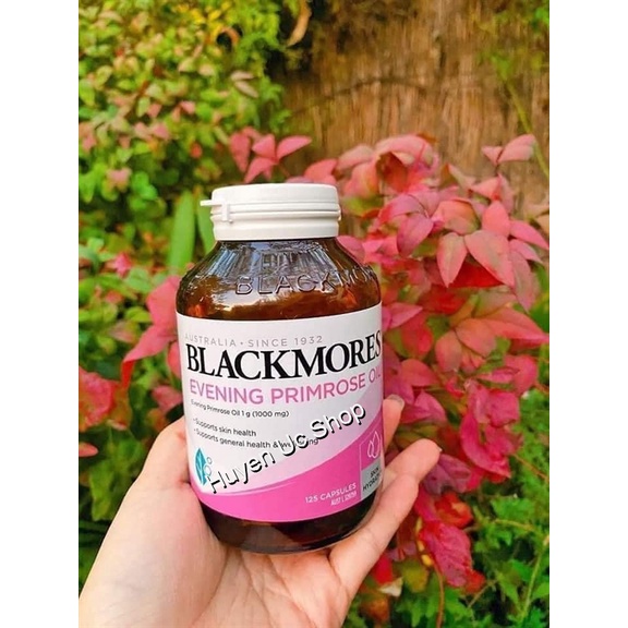 Tinh dầu hoa anh thảo Evening Primrose Oil Blackmores Úc 125 190 viên,hỗ trợ cân bằng nội tiết tố, làm đẹp da, tóc, móng