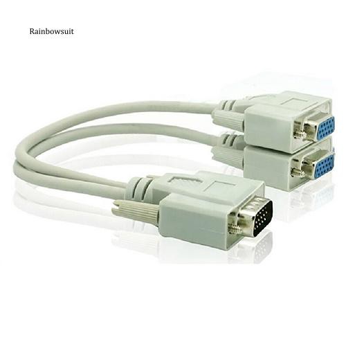 Cáp Chia Chữ Y 2 VGA SVGA Sang 2 Cổng Cắm 15 Pin Chuyên Dụng