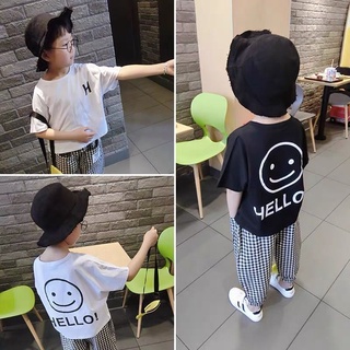 Set đồ bộ ngắn tay phong cách hàn quốc dành cho bé trai