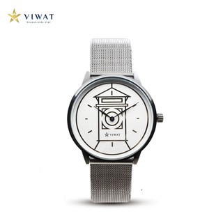 Đồng hồ nữ dây thép Viwat Sài Gòn VW-126S Bạc
