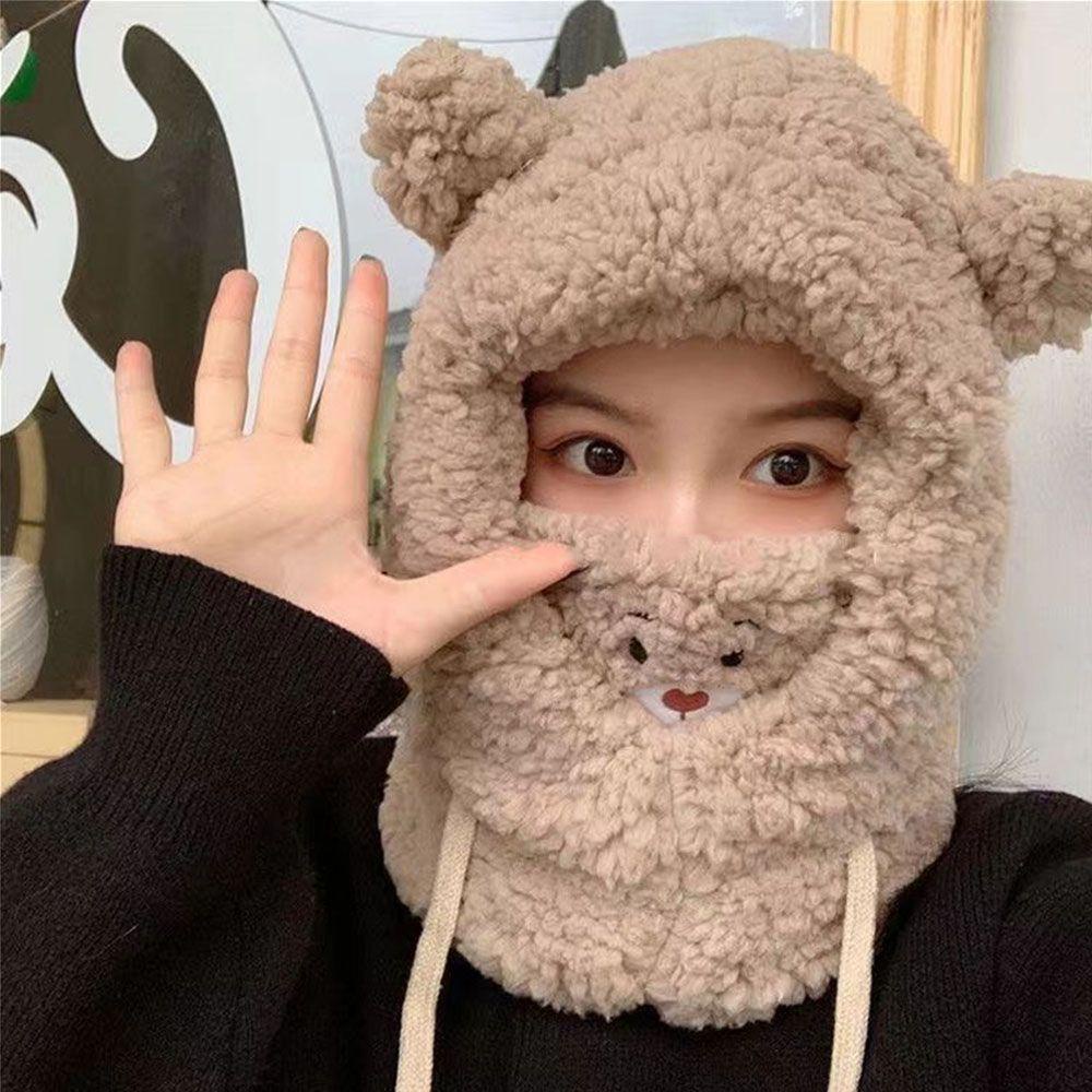 XIANTIN Mũ Len Trùm Tai Dễ Thương Cho Nữ