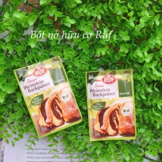 Bột nở Ruf hữu cơ làm bánh