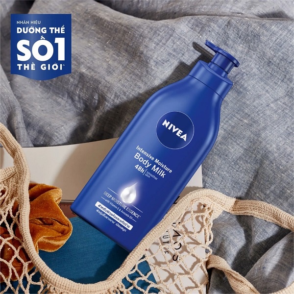 Sữa Dưỡng Thể Nivea  600ml Phục Hồi Hư Tổn & Dưỡng Ẩm Chuyên Sâu Nivea Intensive Moisture Body Milk
