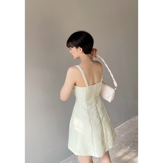 Đầm 2 dây bố Ellyclothing