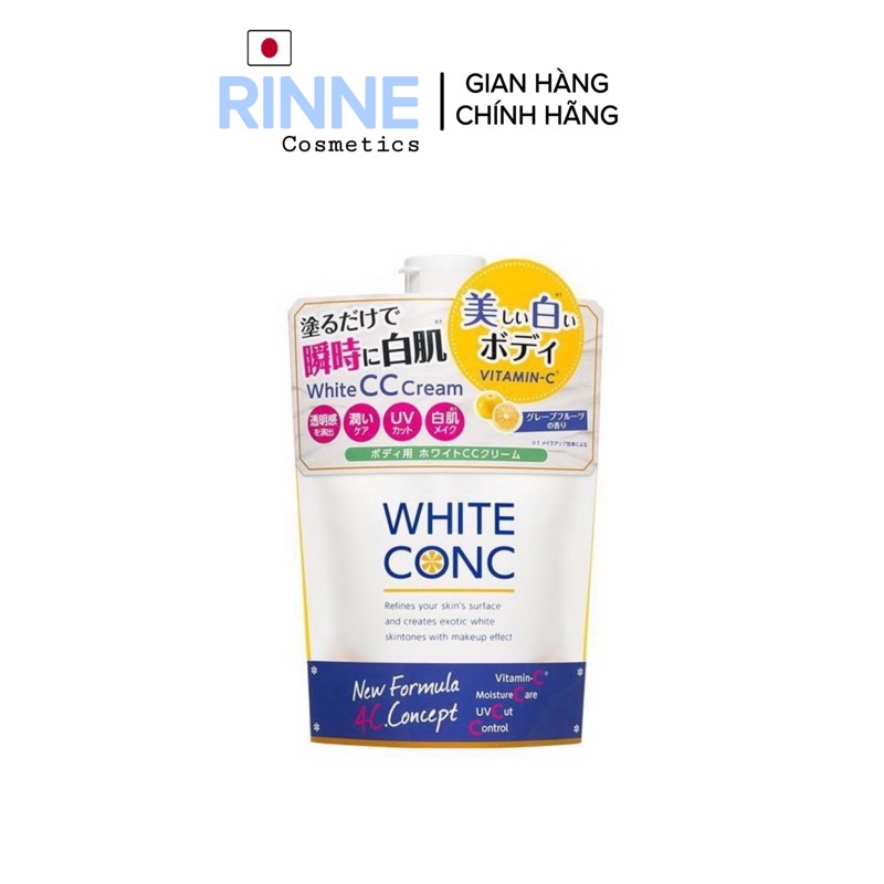 (Nội Địa Nhật) Sữa Dưỡng Trắng Da Toàn Thân White Conc CC Cream