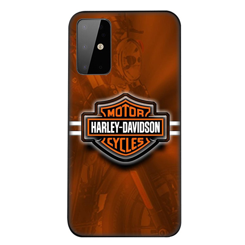 Samsung Galaxy S10 S9 S8 Plus S6 S7 Edge S10+ S9+ S8+ Casing Soft Case 65LU Harley davidson symbol mobile phone case