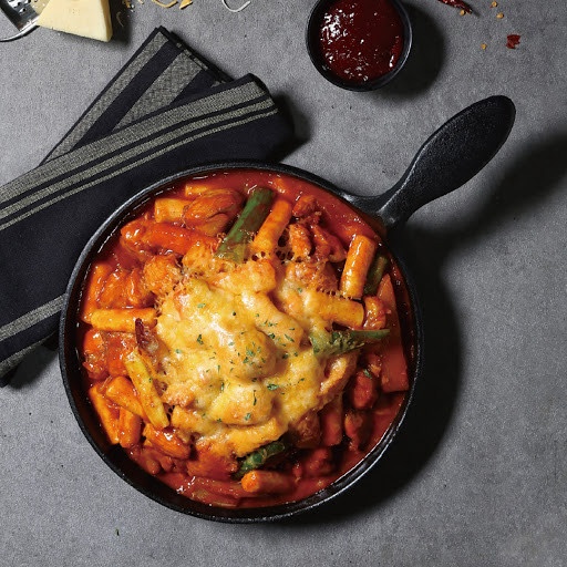 Combo Bánh gạo tokbokki kèm sốt + phô mai mozza và chả cá