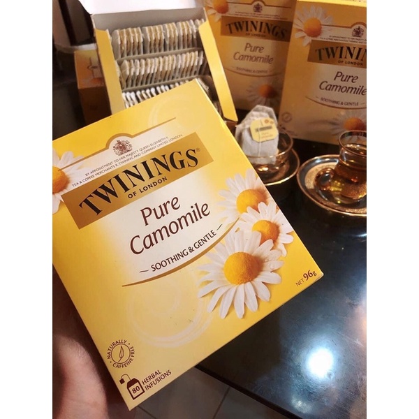 Trà hoa cúc Twinings Pure Camomile hộp 80 túi lọc