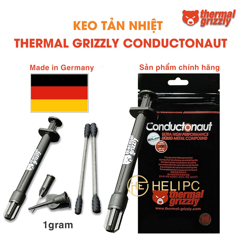 Keo tản nhiệt kim loại lỏng Thermal Grizzly Conductonaut 1 Gram