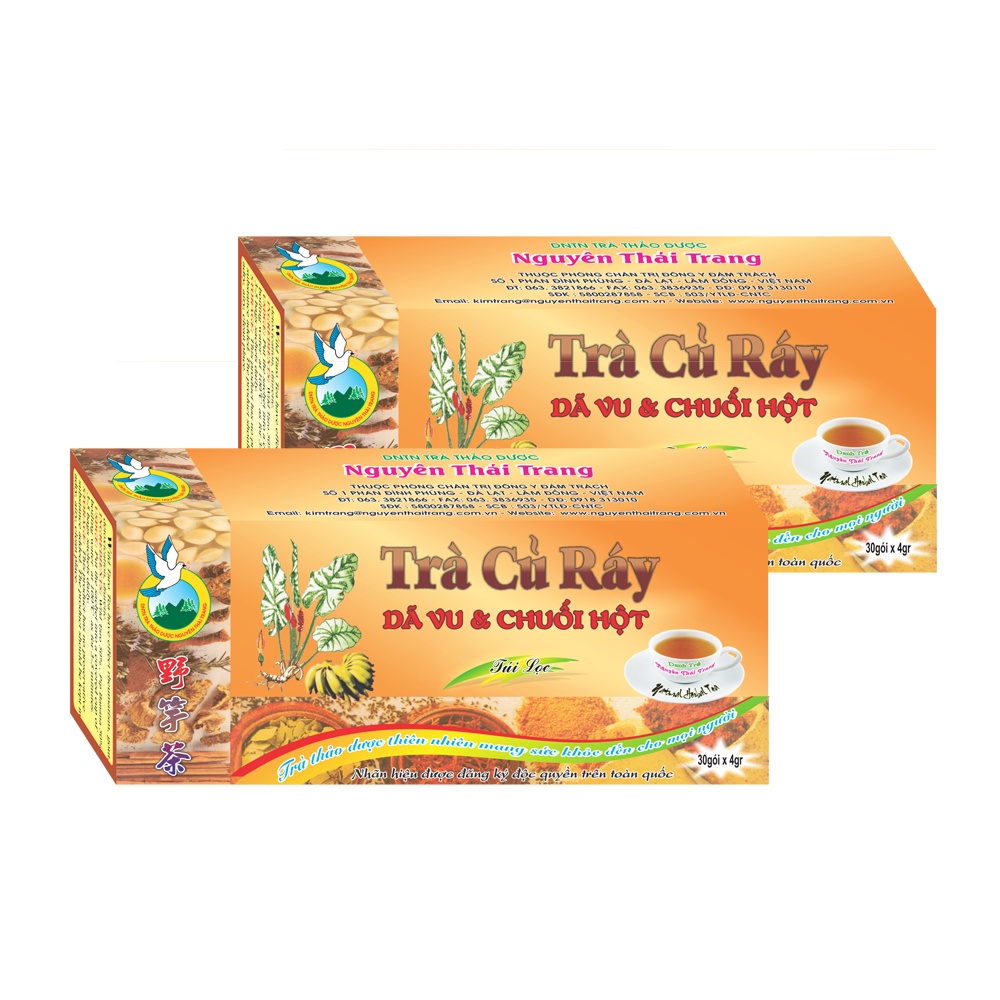 Combo 5 Hộp Trà Củ Ráy Hỗ Trợ Gout - Nguyên Thái Trang – Thảo Dược Thiên Nhiên – Tốt Cho Sức Khỏe