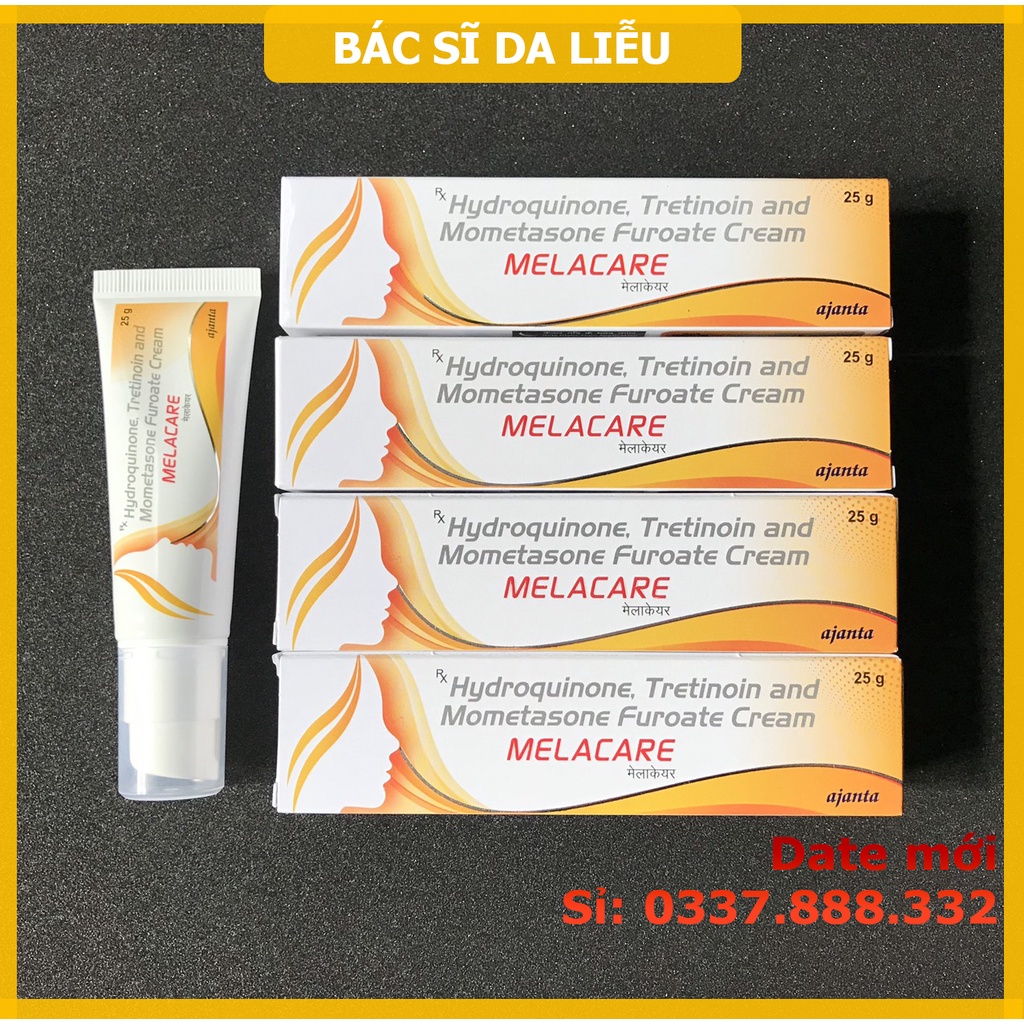 Kem Melacare cream  4% hydroquinone và tretinoin - hết nám, giảm mờ thâm nám