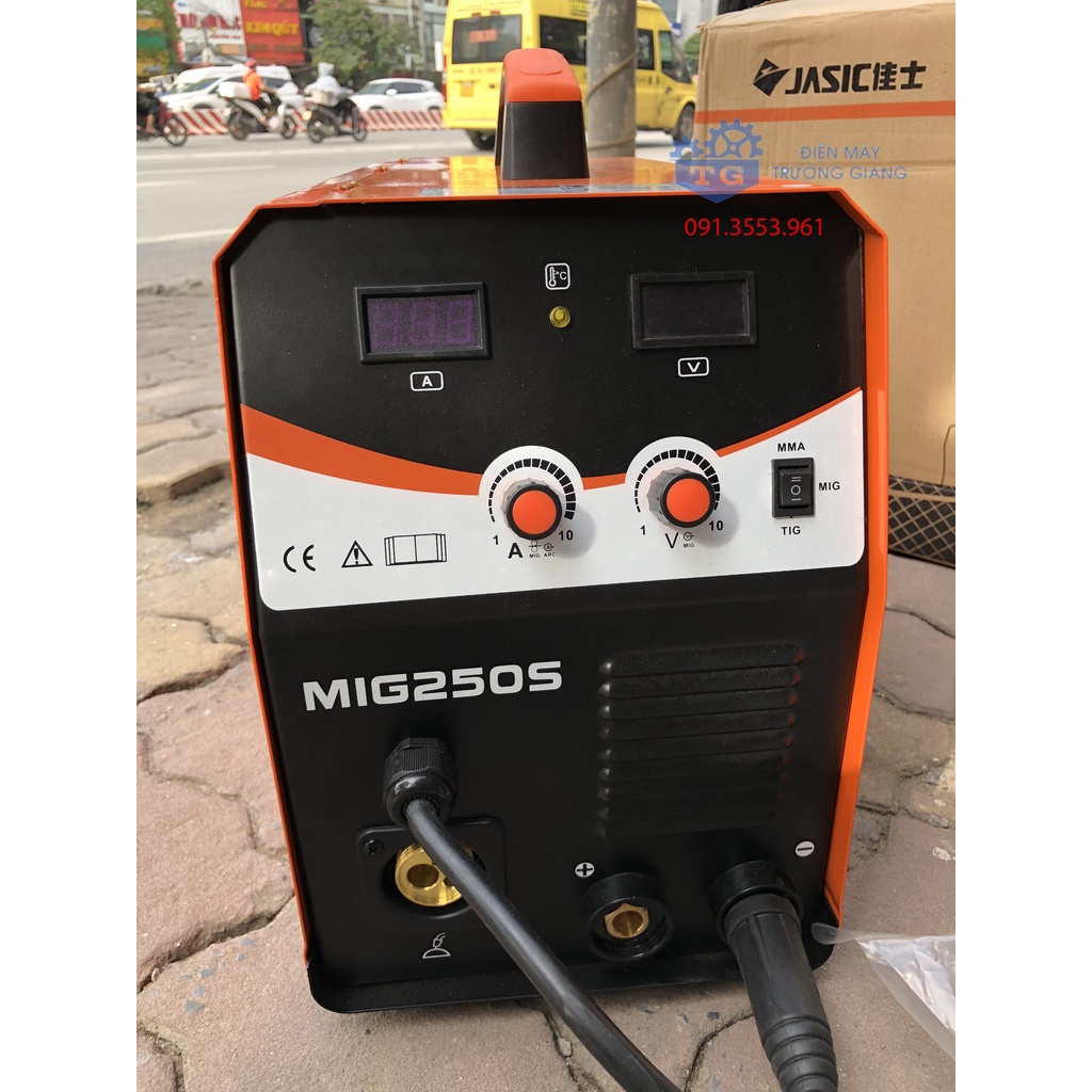 Máy Hàn Jasic MIG 250S - Cuộn 15kg và 5kg đều lắp được