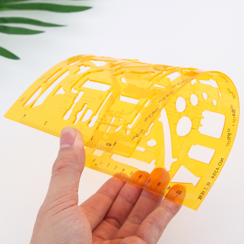 Thước Khuôn Vẽ Bằng Nhựa Resin Chuyên Dụng Cho Nhạc Cụ Hóa Học