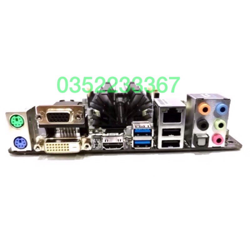 Main ITX Asrock J3455 NAS Xpenology, synology để