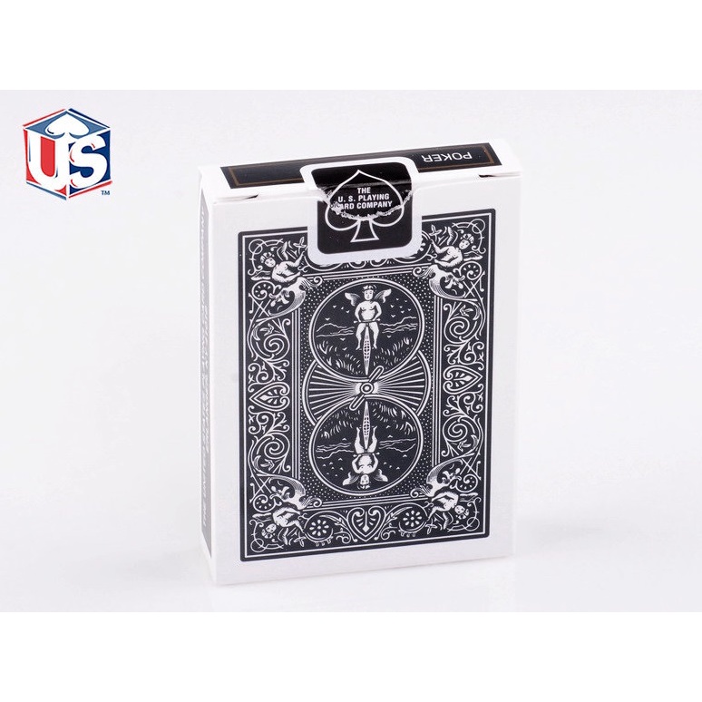 Bộ bài tây Rider Back Black Playing Cards