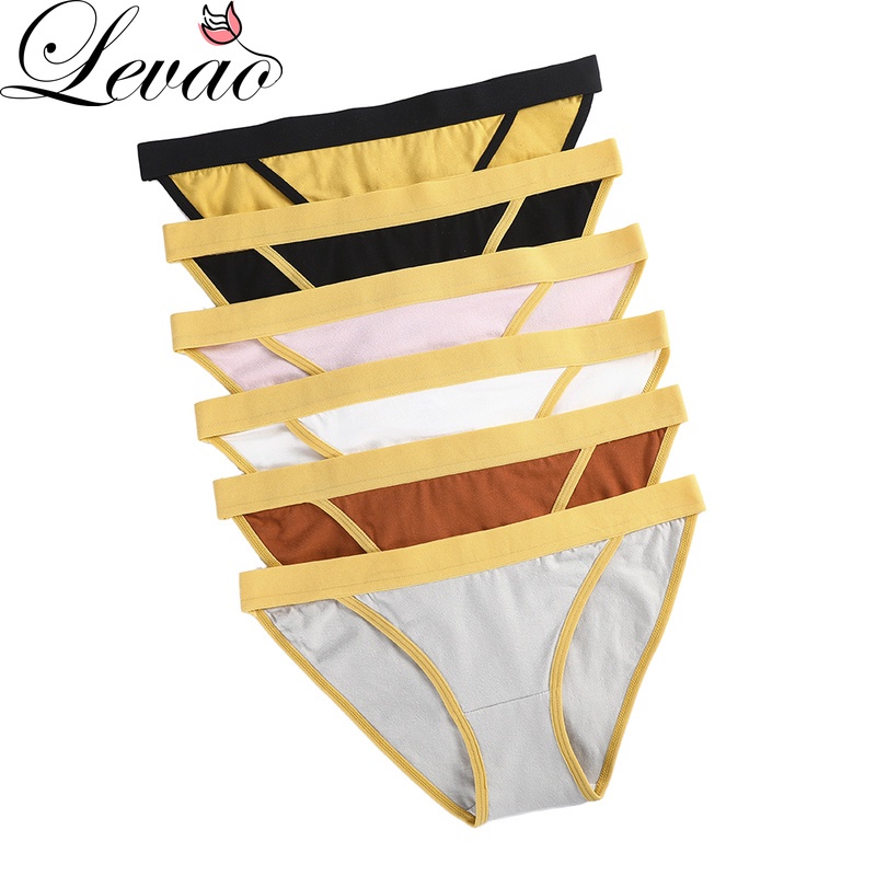 Quần Lót Cotton Lưng Thấp Gợi Cảm Dành Cho Nữ  Levao