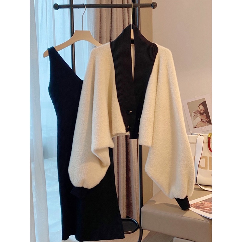 Set đầm len cao cấp