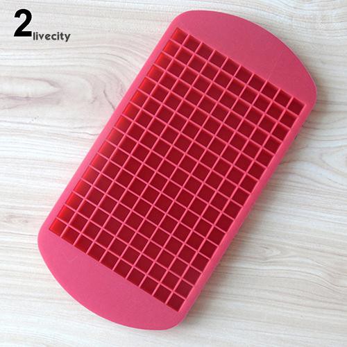 Khay làm đá viên bằng silicone 160 ô vuông nhỏ tiện lợi