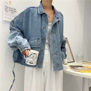 Áo khoác Jeans (Bò) Ulzzang dáng rộng