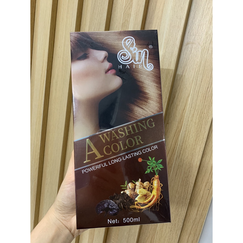 Dầu Gội Phủ Bạc Sin Hair Nhân Sâm Nhật Bản