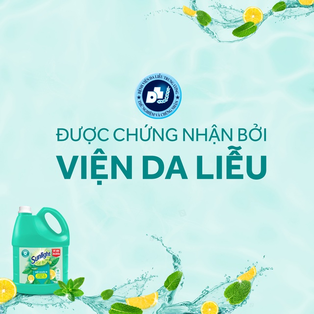 Nước Rửa Chén Bát Sunlight Diệt Khuẩn Chiết xuất Chanh và Lá Bạc Hà 3.6kg