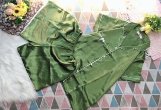 [BIGSIZE 60-75KG] BỘ LỤA NƠ NGẮN FROM DƯỚI 75KG