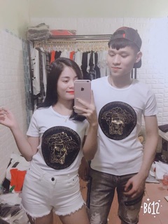 Áo phông Verrrsace dát nhũ lấp lánh