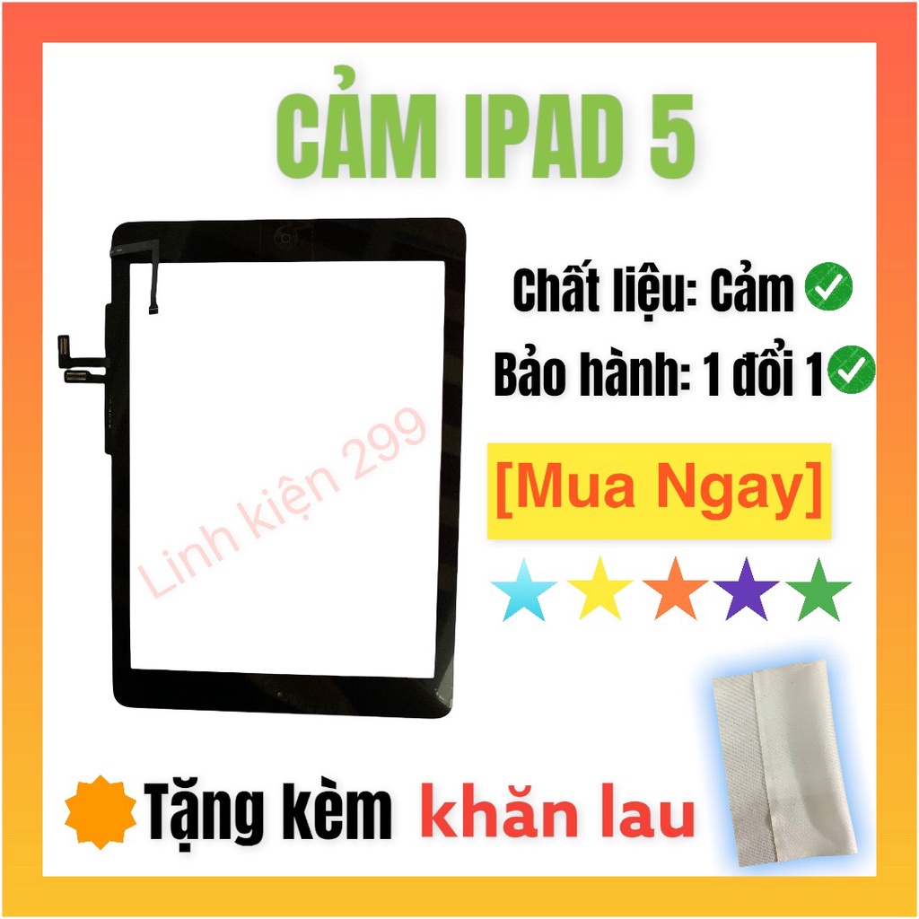 - Cảm ứng IPAD5 AIR / GEN5 (A1823)