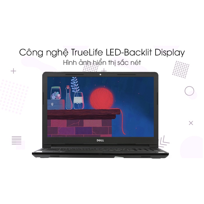 LAPTOP Dell Vostro V3568 I3 7020U/ RAM 4GB/ HDD 1TB/ 15.6 INCH HD
