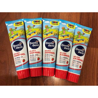 Kem đánh răng Dontodent kids cho trẻ em 100ml hàng nội địa Đức
