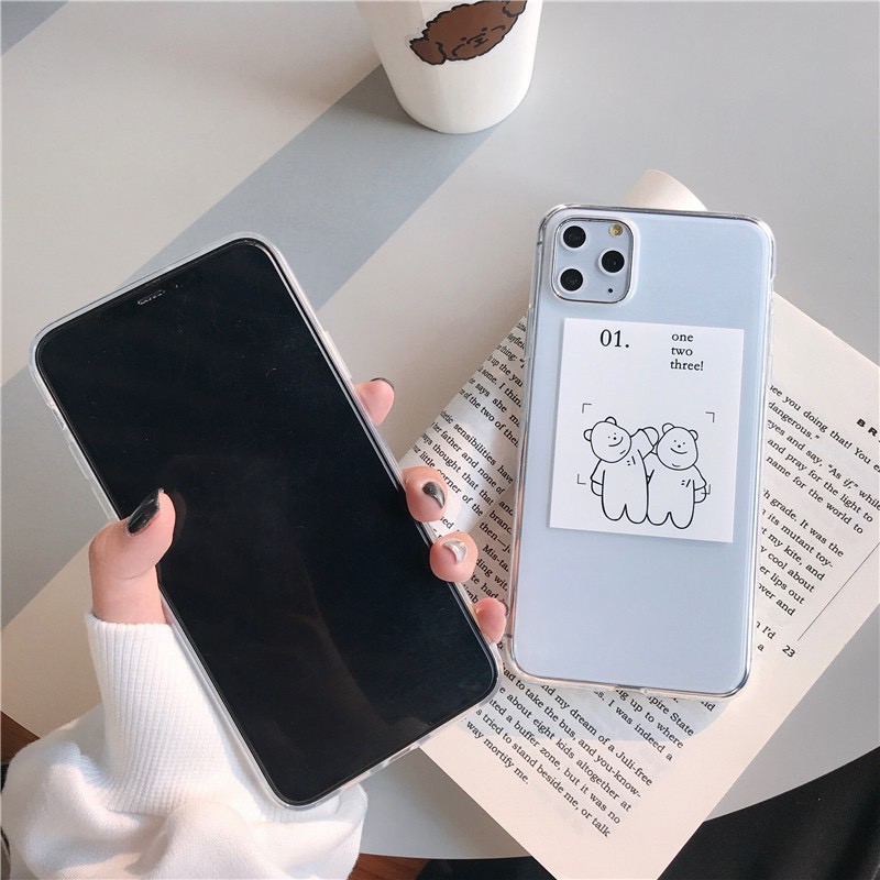 Ốp lưng iphone in chữ One Two Three 6 6S 6Plus 6S Plus 7 8 7Plus 8Plus X XSMax 11 11 Pro 11 ProMax - Infinity Case M693
