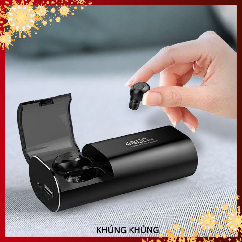 Tai nghe Bluetooth Không Dây Nhét Tai Kiêm Sạc Dự Phòng Amoi S11 TWS Nâng Cấp Hơn i7, i9, i12, F9, F9 Pro Zoanshop08