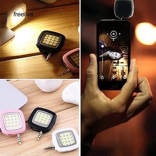 Đèn Led Mini Hỗ Trợ Chụp Ảnh Selfie Cho Điện Thoại Thông Minh