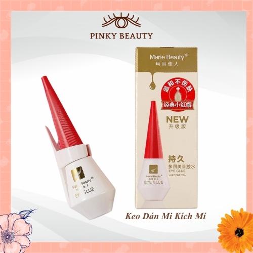 Keo Dán Lông Mi, Kích Mí Pinky Beauty 2 Trong 1 Không Gây Đau Rát Kích Ứng Da Lọ 5ml