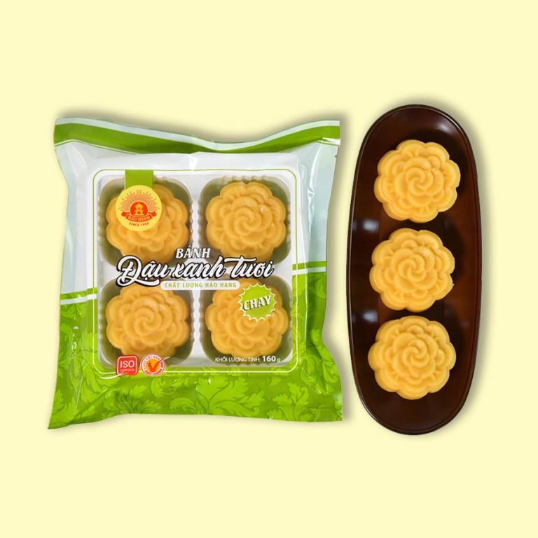 Bánh đậu xanh tươi Bảo Minh 210g