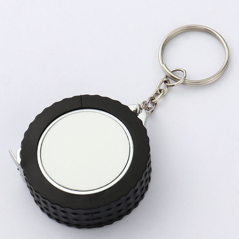 【PC】Móc Chìa Khóa Bằng Hợp Kim Dạng Cuộn Băng Thép Mini Trơn Đơn Cho Ngày Giáng Sinh