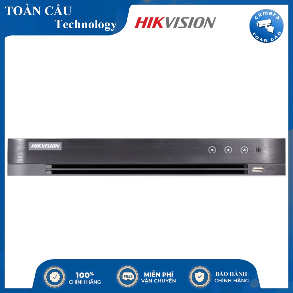 [100% CHÍNH HÃNG] Đầu Ghi 8 Kênh Hikvision DS - 7208HQHI-K1 HDTVI H.265+