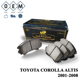 Bộ má phanh sau xe toyota corolla altis 2001-2008