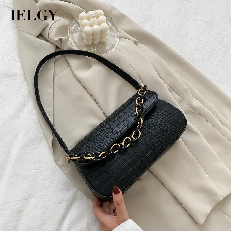 Túi đeo vai IELGY dây xích xách tay dễ phối đồ thời trang retro