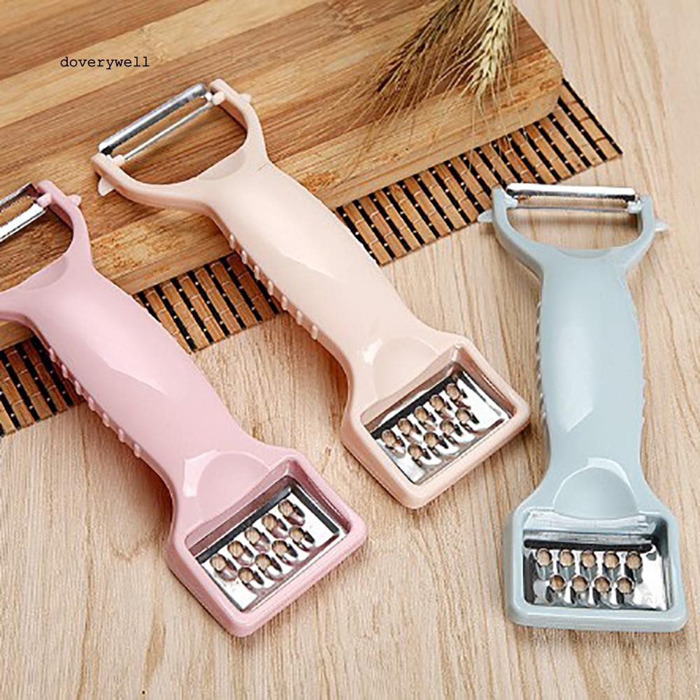 Dao bào vỏ rau củ quả 2 đầu bằng PP và thép không gỉ tiện lợi cho nhà bếp cỡ 18cmx7.5cm