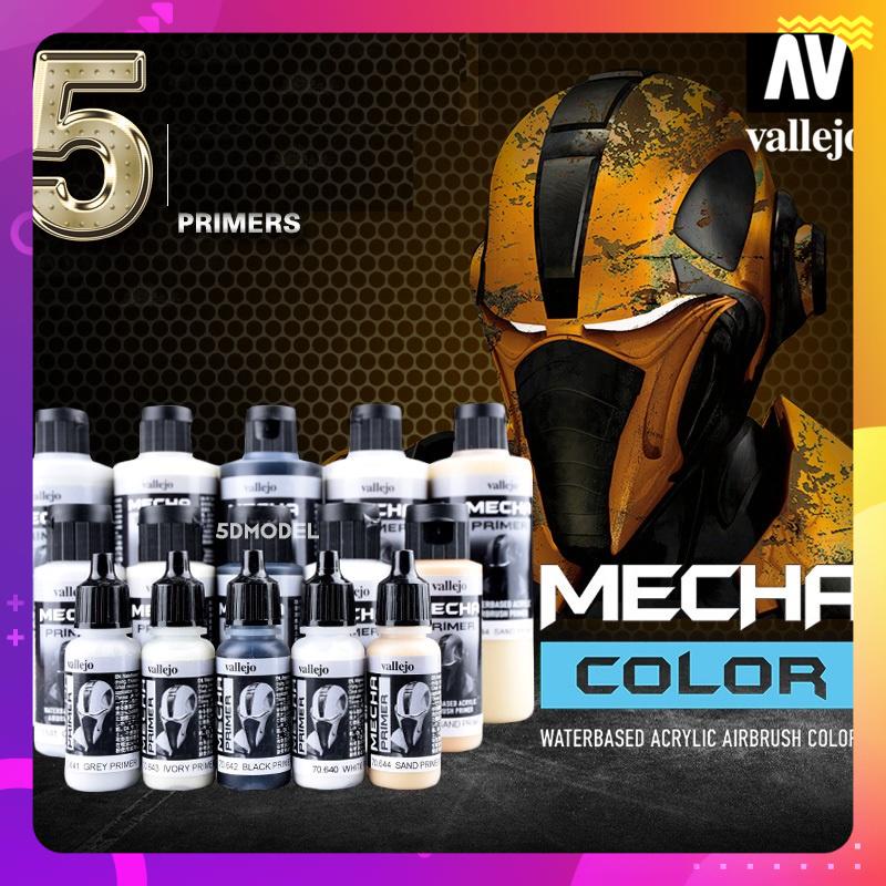 Sơn lót gốc nước Mecha Primer Series 17ml 60ml 200ml Vallejo - Sơn Mô Hình