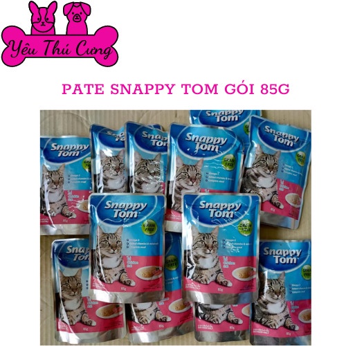 PATE GÓI SNAPPY TOM 85G-YÊU THÚ CƯNG