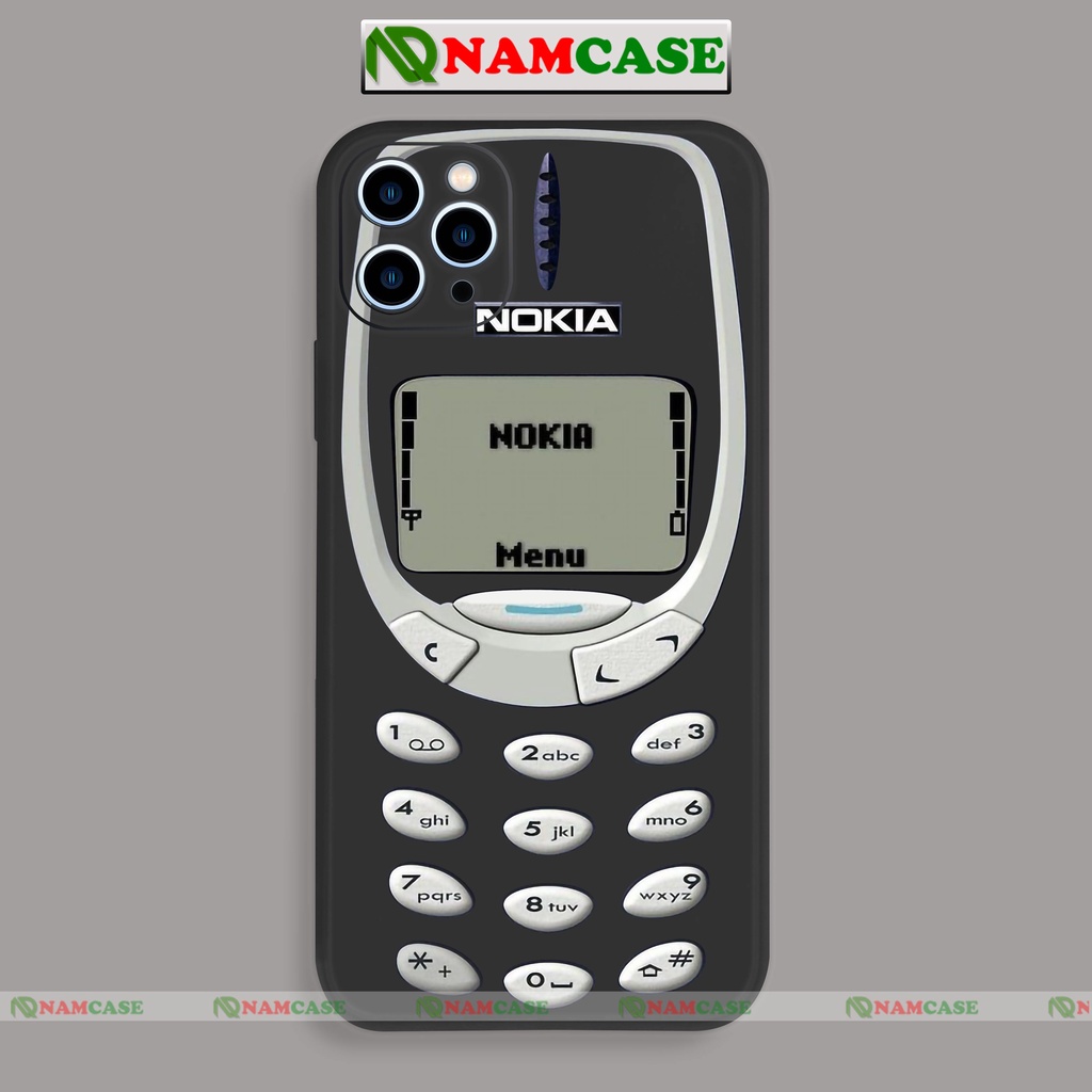 Ốp lưng iPhone nokia cạnh viền vuông silicon mềm dẻo bảo vệ camera cho iphone 6/6s/7/8/X/XS/XR/11/12/13/14 Pro Plus