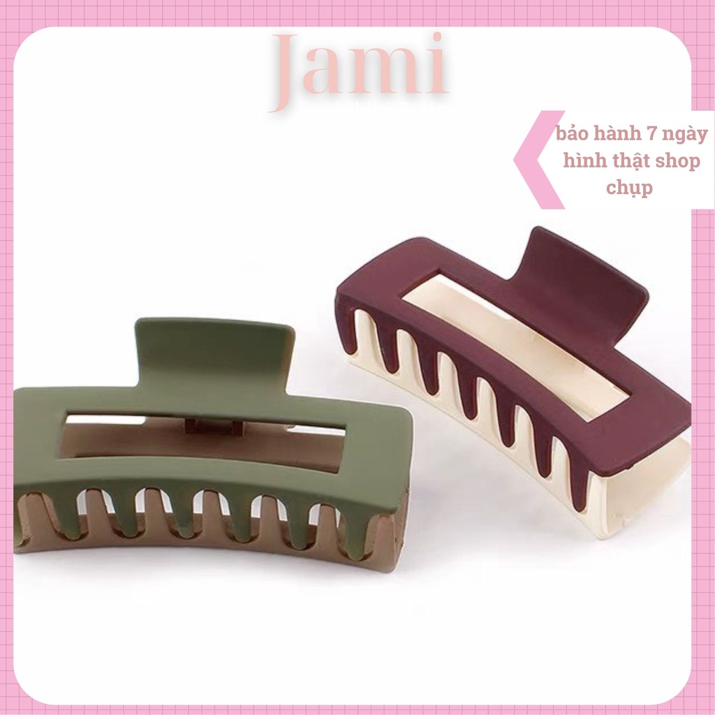KẸP CÀNG CUA HÀN QUỐC, KẸP TÓC NỮ, KẸP CÀNG TRƠN 2 MẶT BẢN TO- JAMI PKT_KEPCC_0056