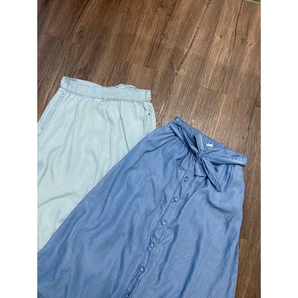 Chân váy jean mềm