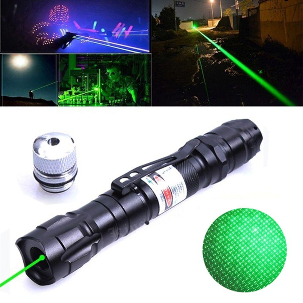 VANES1 Đèn Pin Chiếu Tia Laser Ánh Sáng Xanh Lá Cây Công Suất Cao Dạng Treo Dài