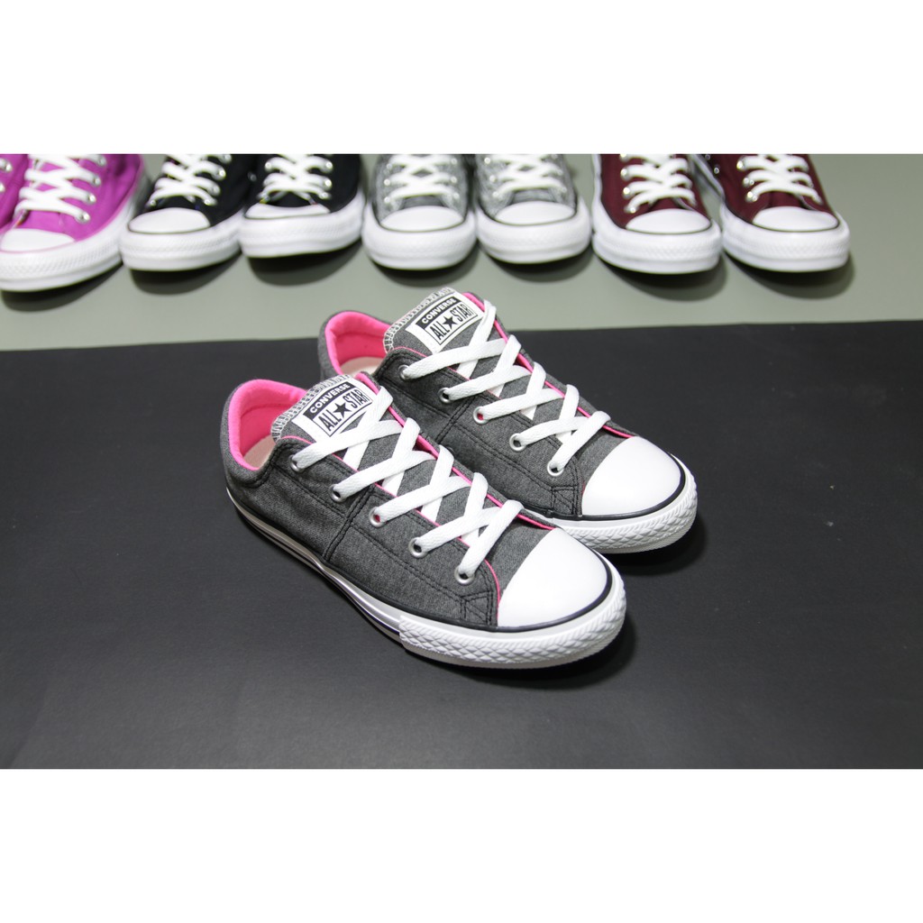 Giày Converse Madison thấp cổ vải đen CTVD29