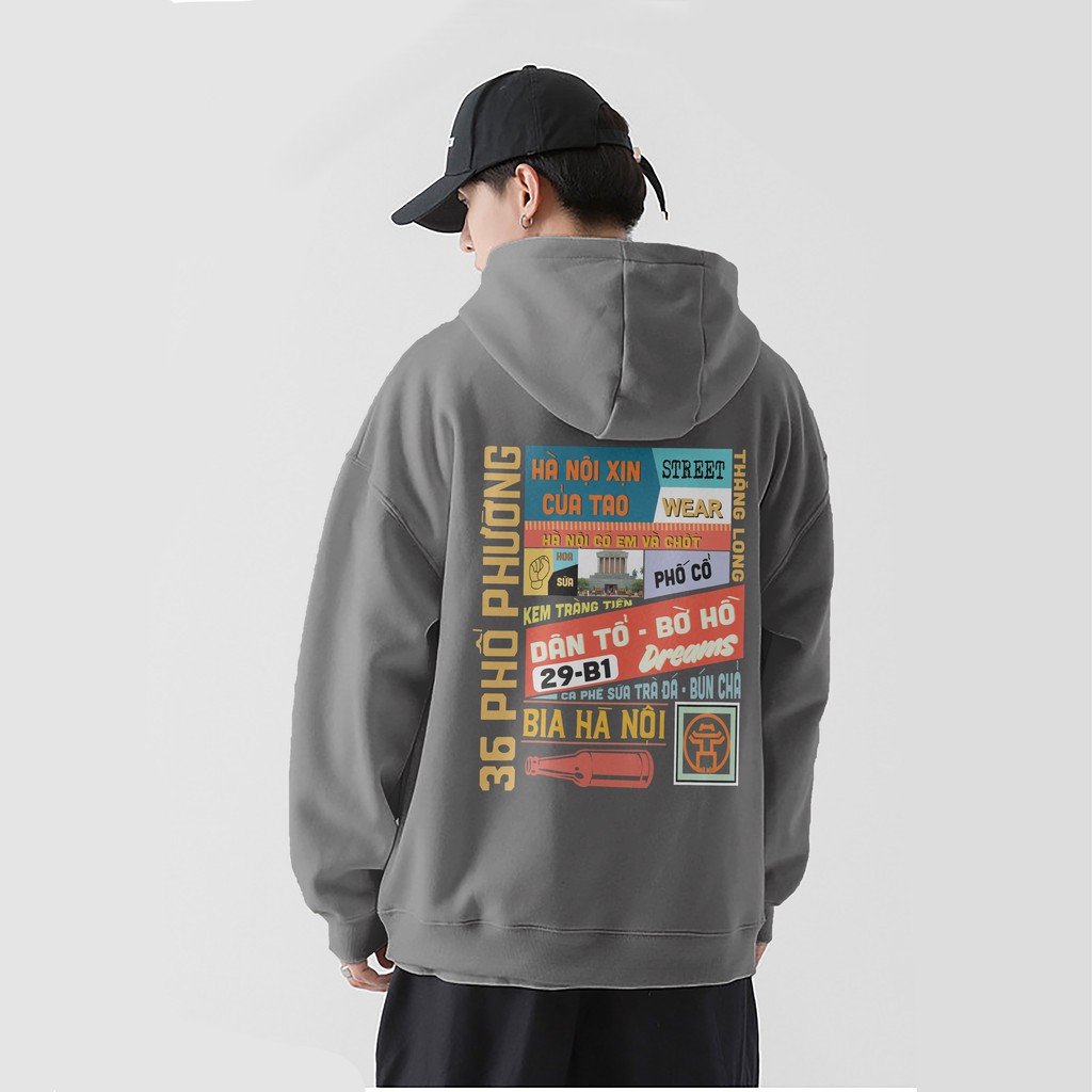 Áo hoodie nỉ bông nam nữ - áo mũ hoodie thu đông phong cách ulzzang nhiều màu chất nỉ bông dày đẹp HD4 | BigBuy360 - bigbuy360.vn