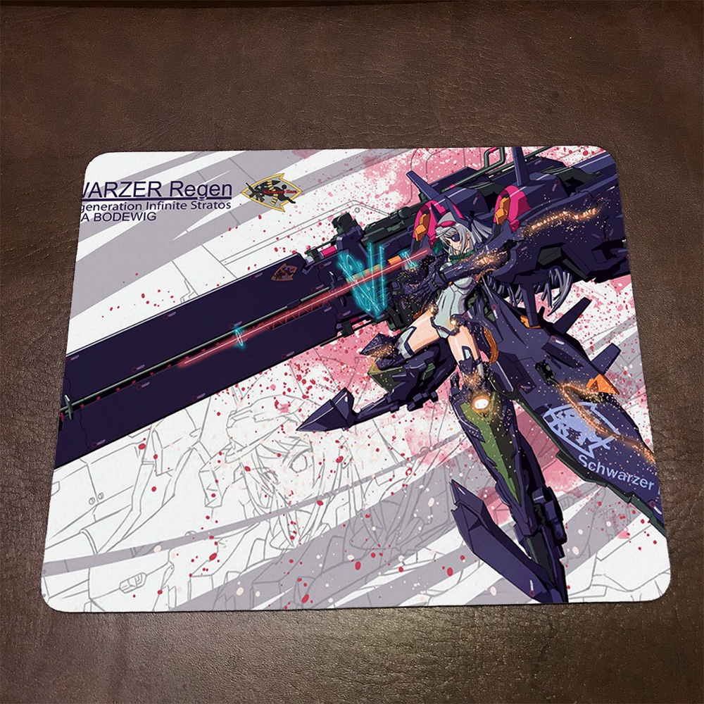 Lót chuột máy tính Anime Infinite Stratos Wallpapers 1 Mousepad cao su êm ái. Nhận in theo yêu cầu